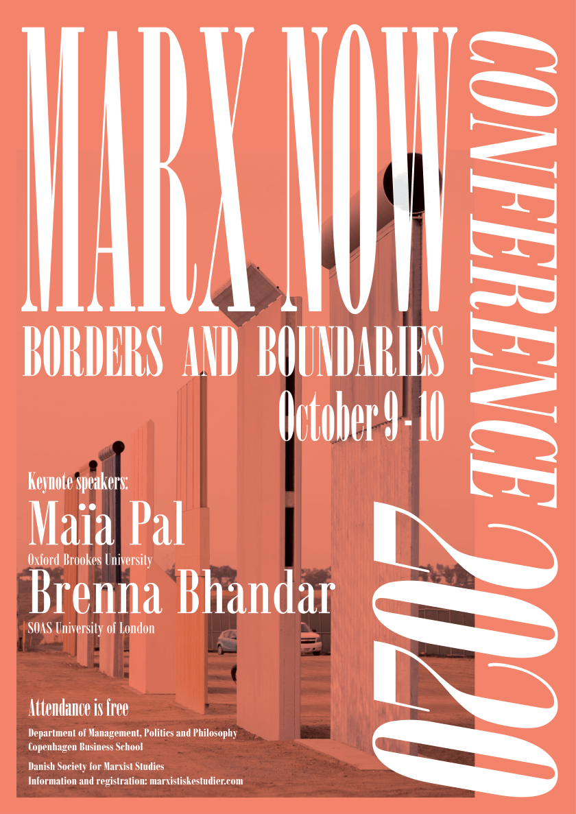 MARX NU, Plakat - wall prototypes RØD_ENG